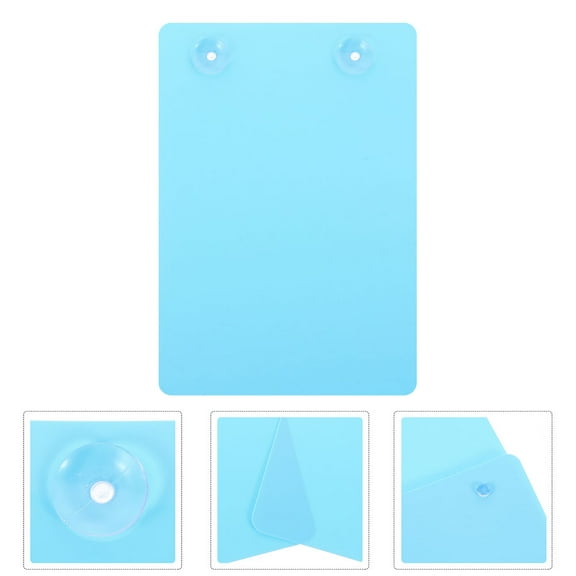 ELAYARD Fish Tank Spawning Plate, Sky-Blue ABS, Durable and Textured, Easy Fix with Suction Cups