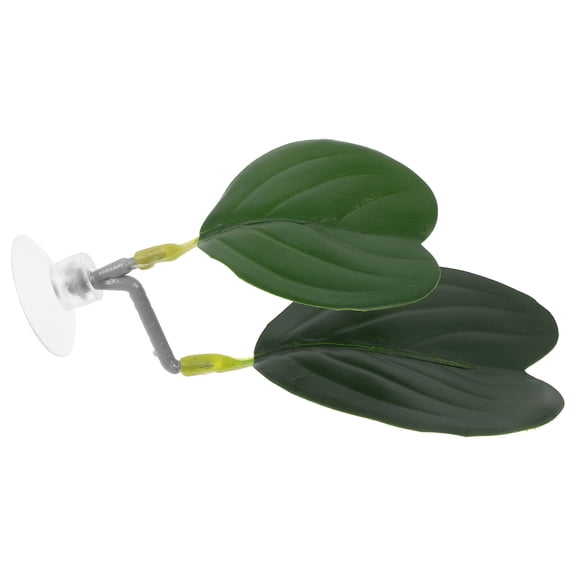 ELAYARD Betta Leaf Bed Green Plastic for Fish Tank Decor and Nesting