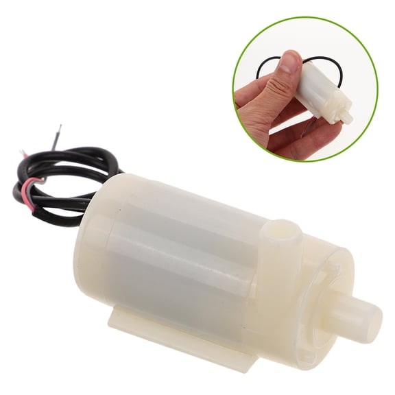 ELAYARD Compact White Aquarium Pump Submersible Ultra Small Portable Design