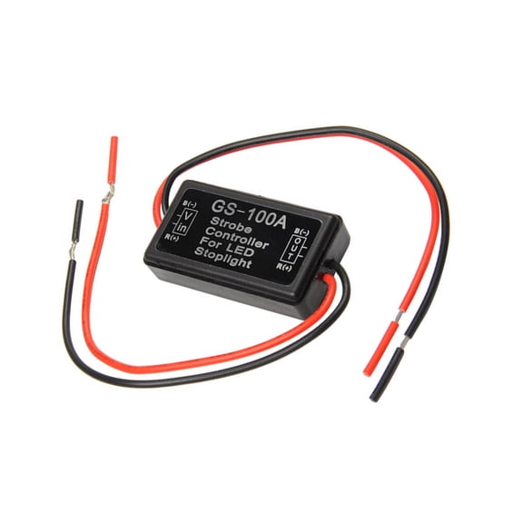 ELAYARD LED Strobe Controller Module for Car Brake Tail Light Waterproof Durable Black