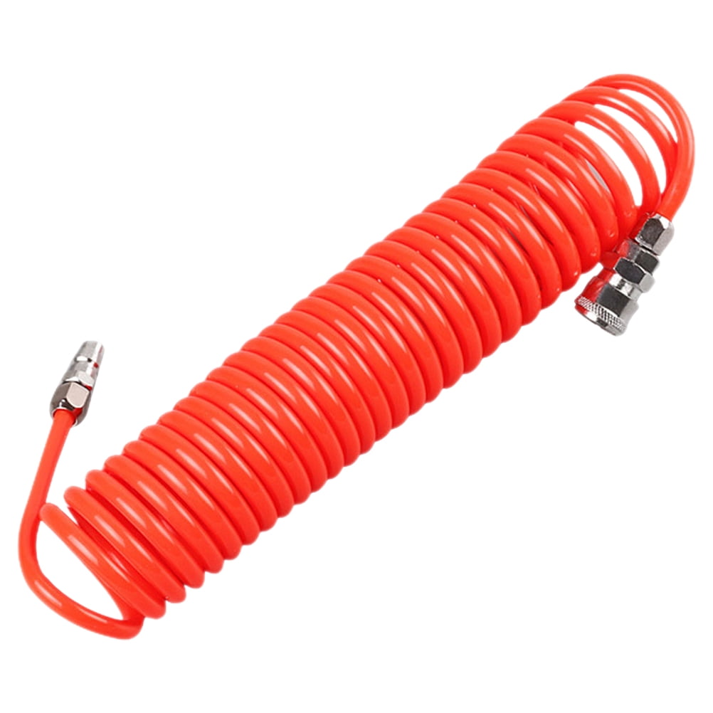 ELAYARD Red Flexible Air Compressor Hose Replacement with EVA Material and Connector for Air Pump Tools and Accessories