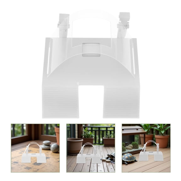 ELAYARD Floating Turtle Basking Platform with Climbing Ramp for Aquarium Or Outdoor Use