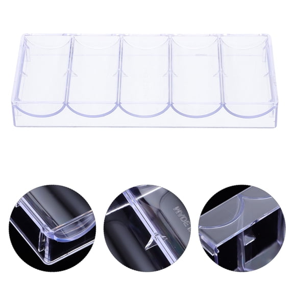 ELAYARD Transparent Acrylic Tiered Tray Stand for Cookie Display and Dessert Serving