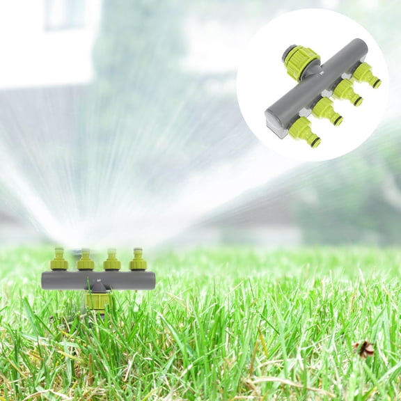 ELAYARD Y Valve Hose Splitter Plastic Abs Green 1Pack