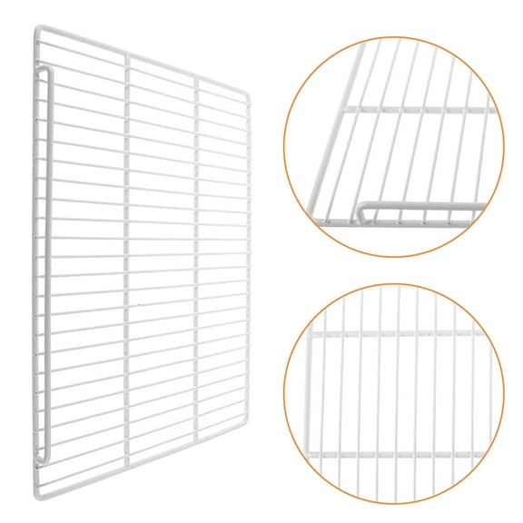 ELAYARD White Steel Freezer Rack for Storage with High Load Capacity and Easy Maintenance, Ideal for Home and Commercial Use, 70.0 cm