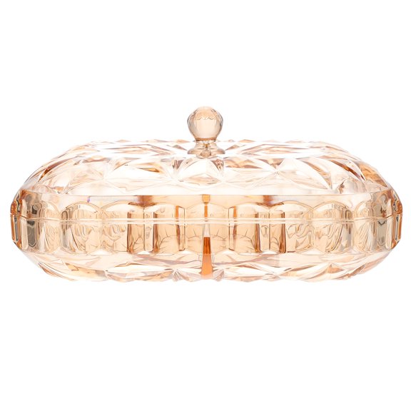 ELAYARD Fruit Bowl for Kitchen Counter Plastic Snack Serving Tray for Home Users Leisure Time 1Set