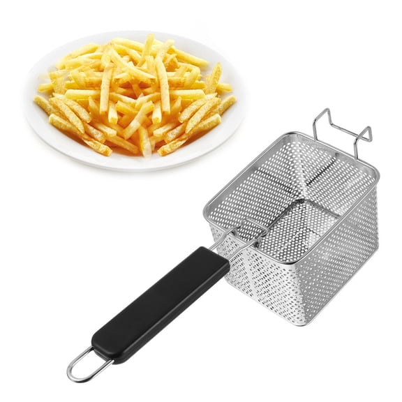 ELAYARD Kitchen Fryer Basket Set for Deep Frying and Cooking - Metal Fry Basket, 1 Set