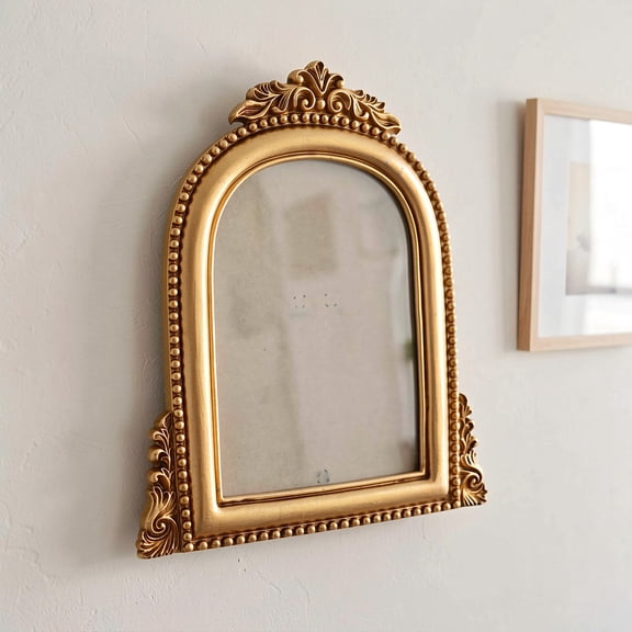 ELAYARD Golden Arched Vintage Picture Frame Resin Ornate Wall Tabletop