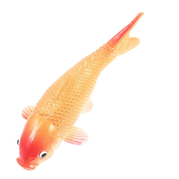 ELAYARD Golden Artificial Carp Fish Figure PVC Decorative Aquarium Fish Home Display