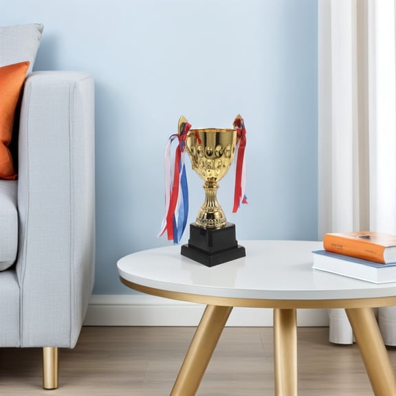 ELAYARD Golden Metal Trophy Cup for School Winners and Sports League Championship Prizes