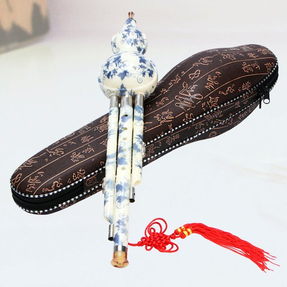ELAYARD Chinese Traditional Cucurbit Flute in Assorted Colors for Playing and Beginners
