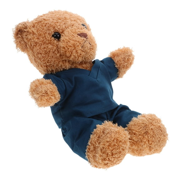 ELAYARD Comfortable Plush Nurse Bear Figurine in Nurse Attire for Medical Graduation and Gifts
