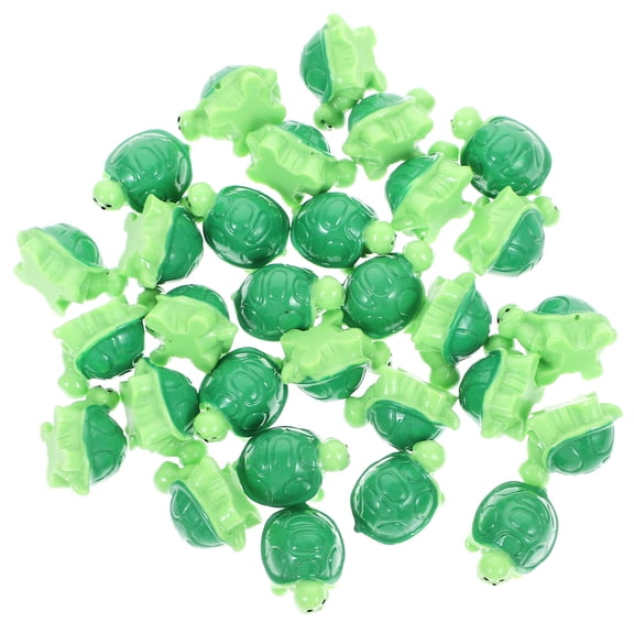 ELAYARD Green Miniature Turtle Planter Resin Figurine for Home Decor Lightweight Detailed Workmanship 2.5 Inch