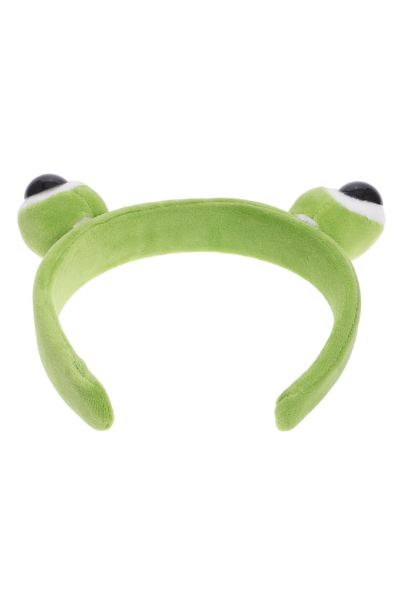 Funny Headband Cartoon Frog Headband Green 1Set