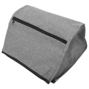 ELAYARD Grey Oxford Fabric Sewing Machine Cover with Multiple Storage Pockets for Standard and Overlock Machines