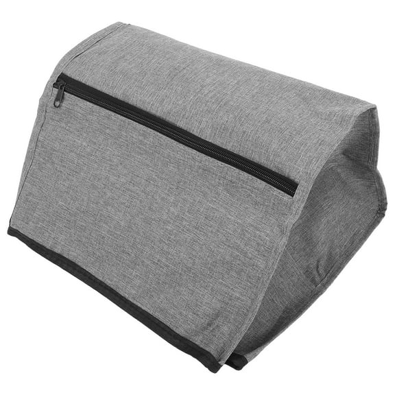 ELAYARD Grey Oxford Fabric Sewing Machine Cover with Extra Storage Pockets for Standard and Overlock Sewing Machines