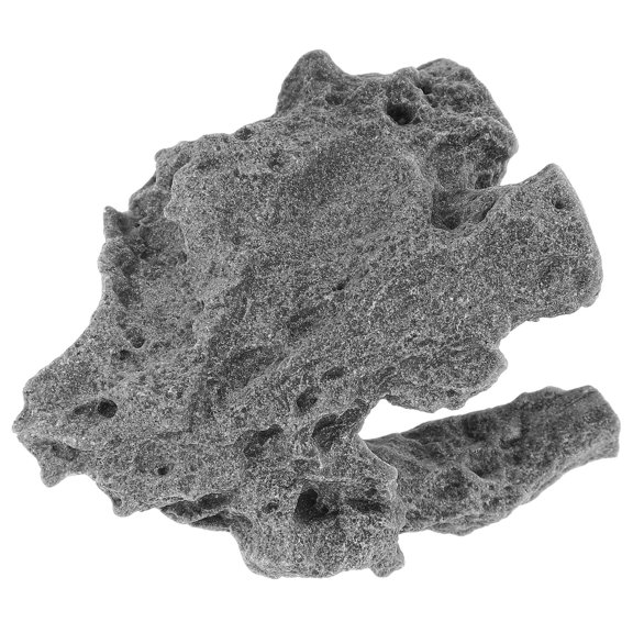 ELAYARD Grey Resin Fish Tank Rockery Decor for Aquarium Landscape with Delicate Details