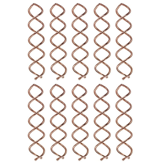 ELAYARD 10-Pack Metal Hair Coil Pins Spiral Bun Stick Hair Accessories for Women and Girls