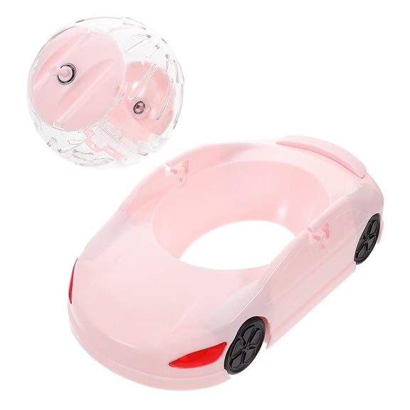 ELAYARD Hamster Toy Ball In Pink With Crystal Design For Pet Activity 1Set