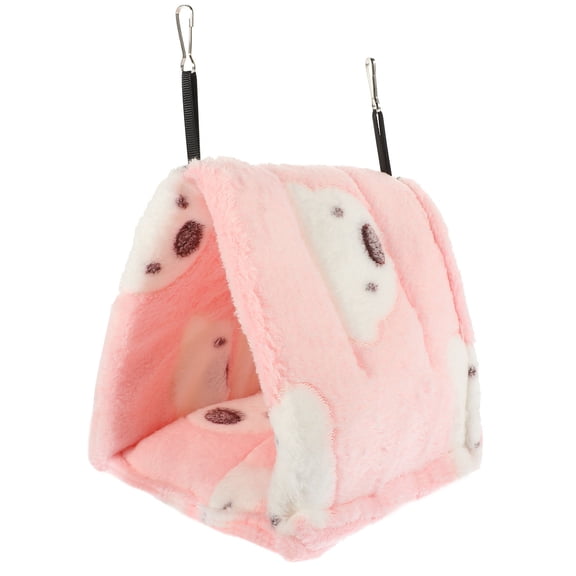 ELAYARD Hamster Resting Bed Sleeping House Pink Cotton 1Set