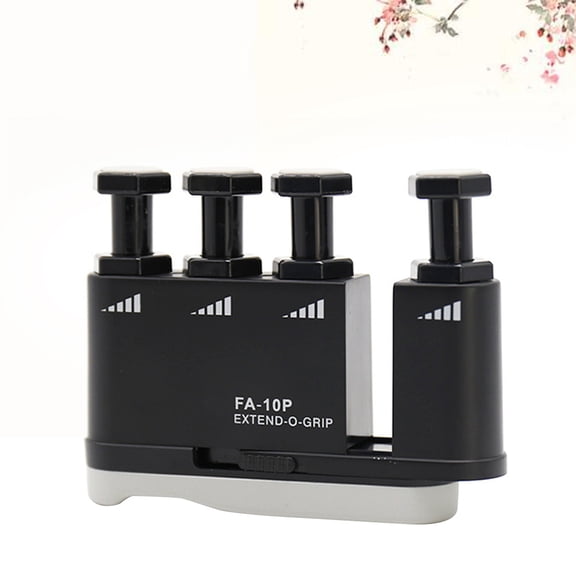 ELAYARD Finger Exerciser Black Hand Grip for Finger Training Portable Guitar Accessories