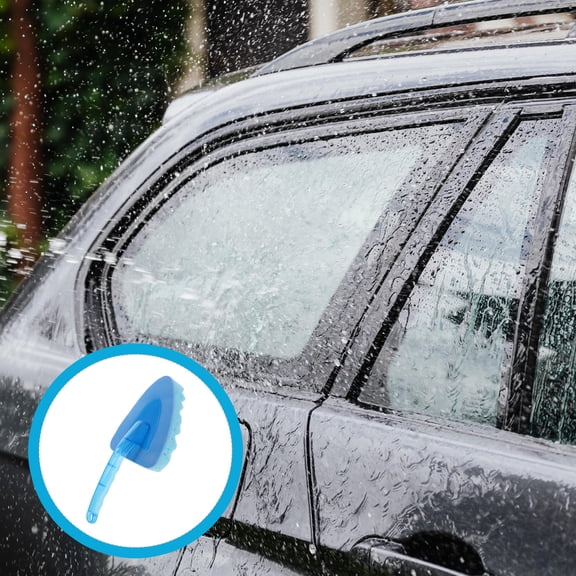 ELAYARD Car Washer Sponge with Ergonomic Handle, Polyurethane and PP Material for Effective Vehicle Cleaning