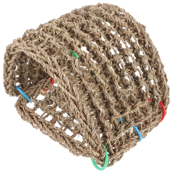 ELAYARD Handwoven Straw Bird Nest Spacious Bird Sleeping House for Home and Garden