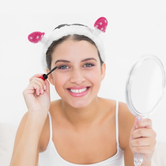 ELAYARD Skincare Headband White Mushroom Hair Band for Facial Cleaning Spa