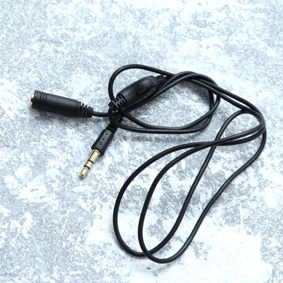 ELAYARD Headphone Audio Cable for Distance Extension with Volume Control 1Set