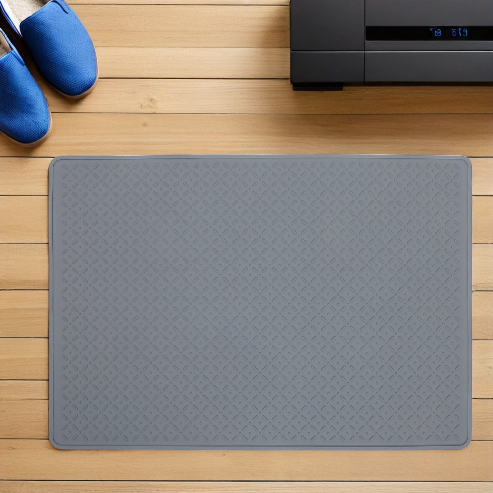 ELAYARD Multipurpose Non-Silicone Grey Mat for Washer, Kitchen Counter ...