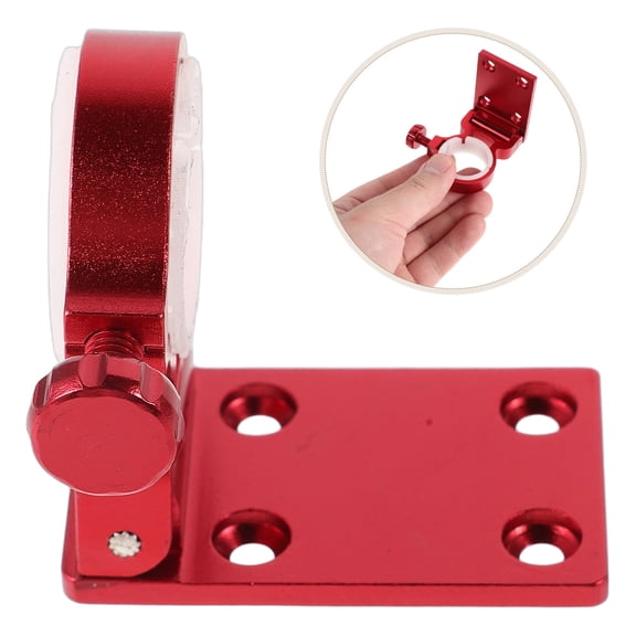 ELAYARD Heavy Duty Aluminum Fishing Cooler Umbrella Mount in Red, Marine Grade Stability for Outdoor and Boating Use