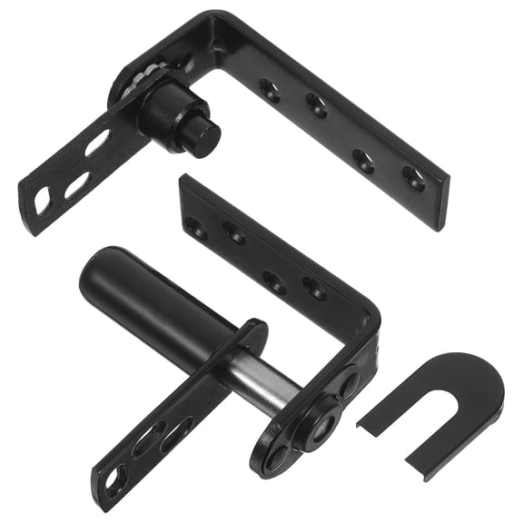 ELAYARD Black Stainless Steel Exterior Door Hinge Double Swing Self Closing Spring Hinge
