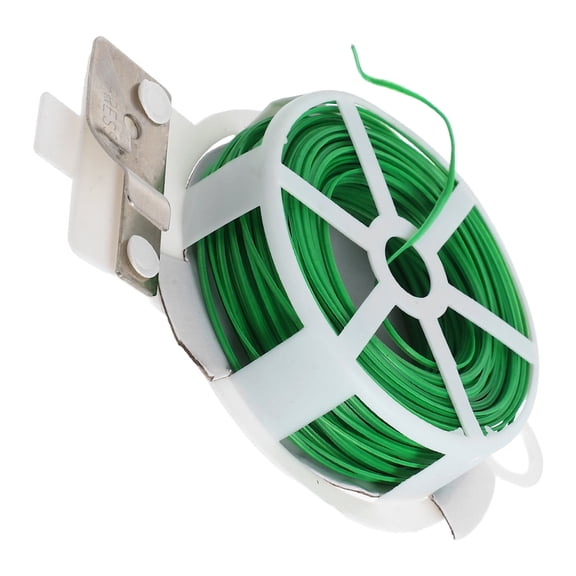 ELAYARD Multi Functional Green Garden Wire Plastic Coated for Plant Binding