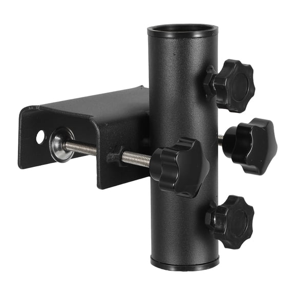 ELAYARD Heavy Duty Outdoor Umbrella Mount Bracket with Adjustable Clip for Deck and Bench Rails
