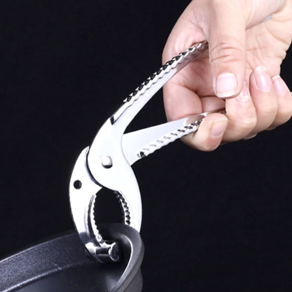 ELAYARD Plated Silver Zinc Alloy Microwave Grabber and Baking Tray Gripper Kitchen Tool