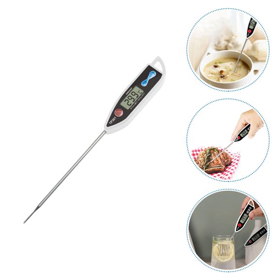 ELAYARD Household Kitchen Meat Thermometer with Digital Screen for Perfect Cooking Temperature