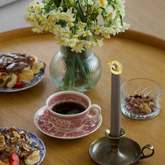 ELAYARD Compact Metal Candle Snuffer Versatile Use Home Decorative Occasions 2Pcs