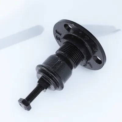 ELAYARD Simple Design Black Handrail Fixator Bracket for Home Wall Mount