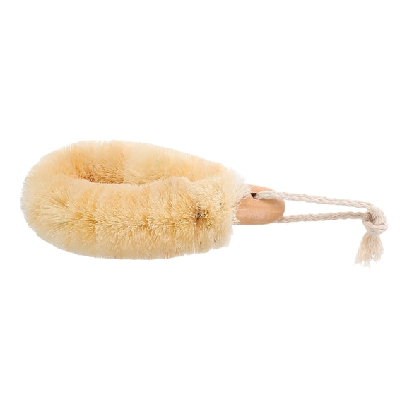 ELAYARD Comfortable Sisal Bath Scrubber Coffee Color for Efficient Body Cleaning