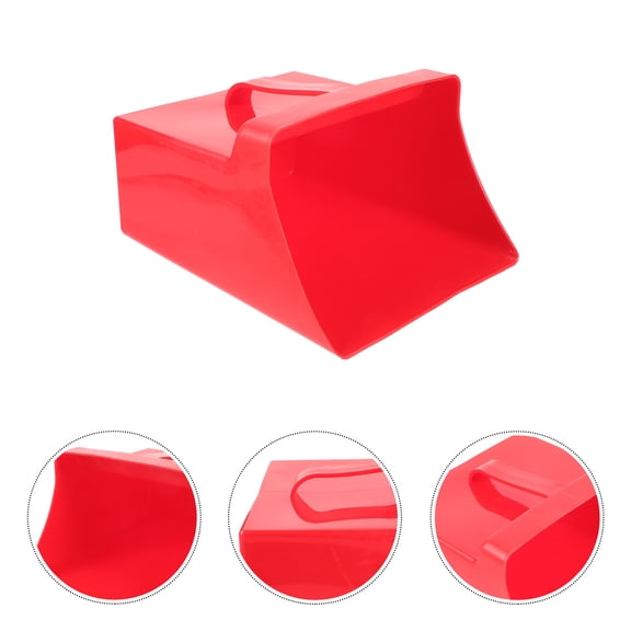 ELAYARD Ergonomic Handle Dustpan Plastic Reusable for Desktop and Kitchen Use