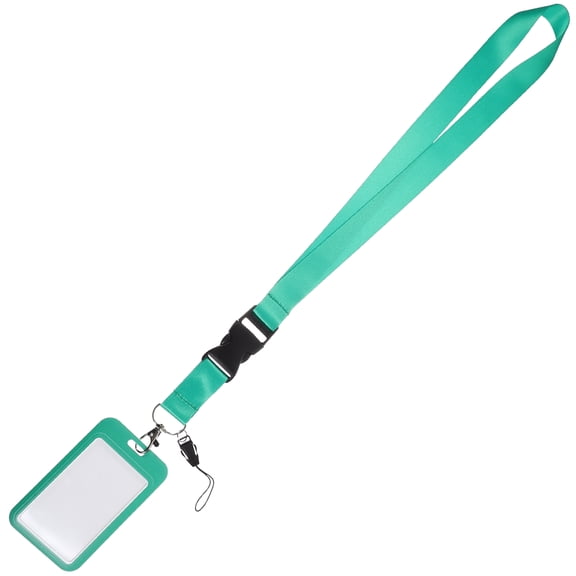 ELAYARD Portable Holder with Material and Lanyard for ID Badges and Work Cards