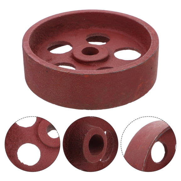 ELAYARD Heavy Duty Iron Scale Wheels, Black, for Industrial and Warehouse Use