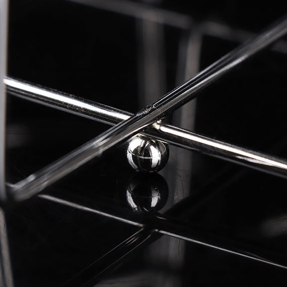 ELAYARD Iron Beer Bottle Rack in Silver Metal for Tabletop Beer Storage and Serving Convenience