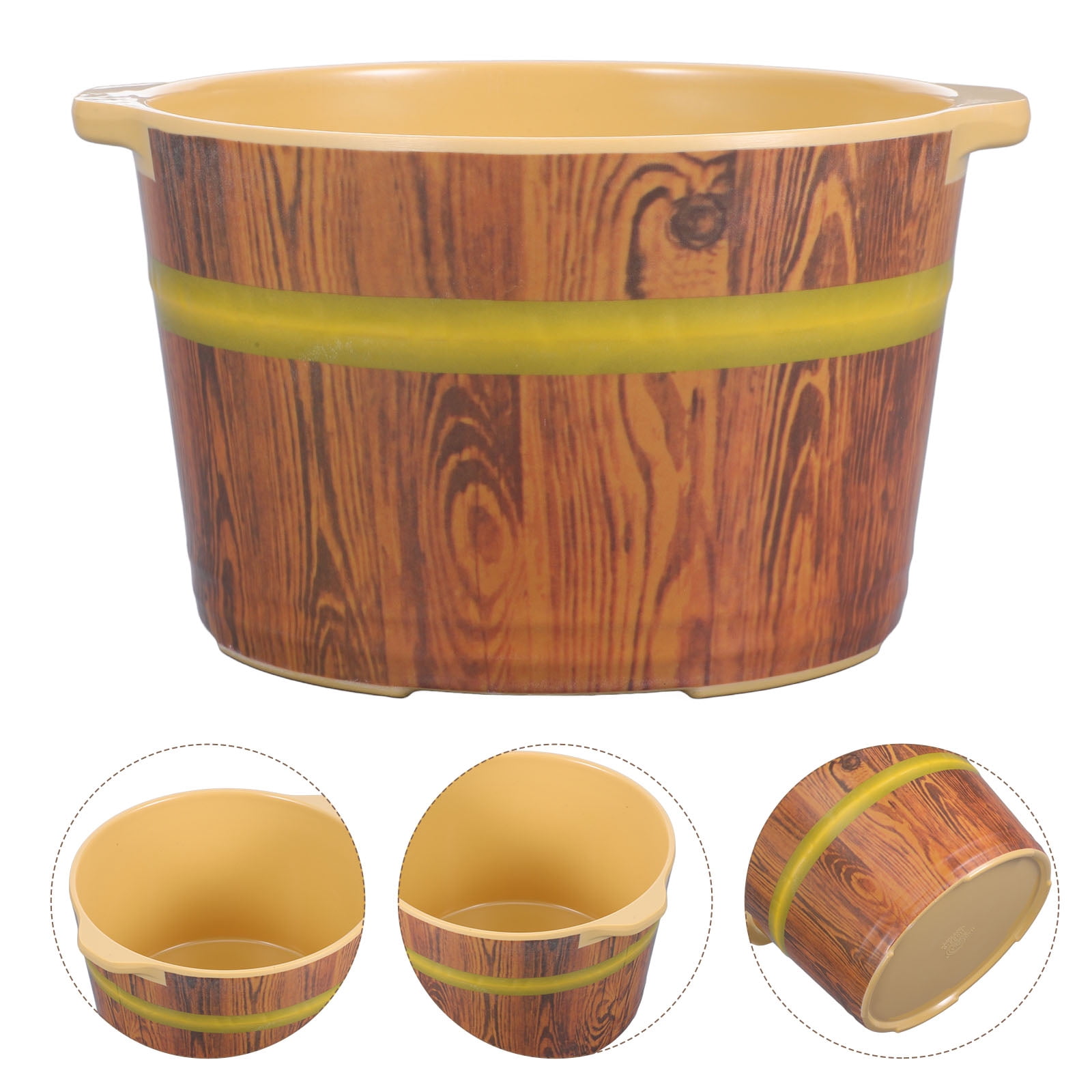 ELAYARD Japanese Sushi Rice Bucket Melamine Serving Tub for Restaurant ...