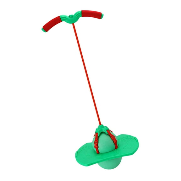 ELAYARD Children's Jumping Toys Jumping Ball with Handle Silicone Outdoor Sports Toys 1Pack