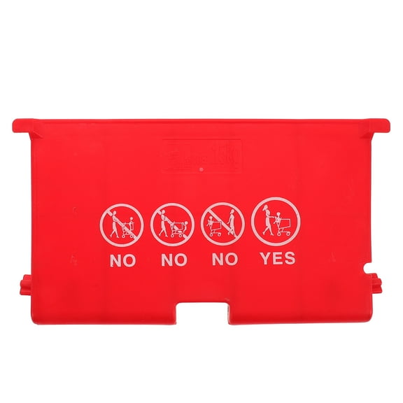 ELAYARD 1Pack Red Cart Chair Insert Shopping Child Seat for Easy Installation on Supermarket Carts 11.0*5.9*0.8in