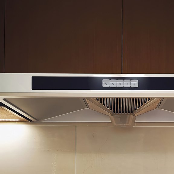 ELAYARD Kitchen Range Hood Switch Panel with 5 Button Mechanical Control for Home Exhaust Fan