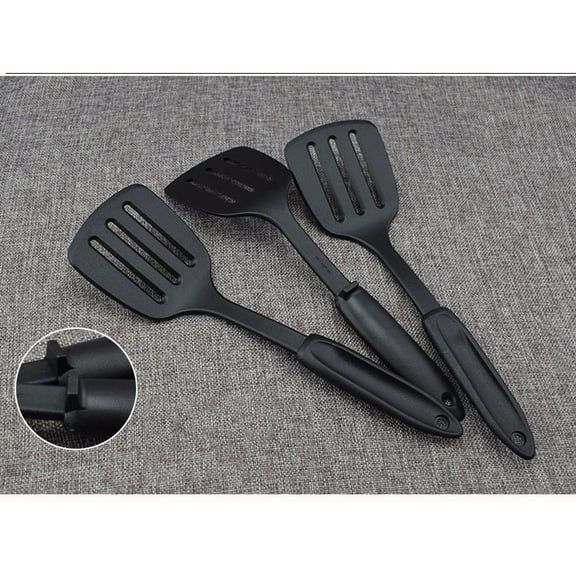 ELAYARD Kitchen Utensils Slotted Turner for Catering Plastic Non-Stick for Buffet 1Pcs