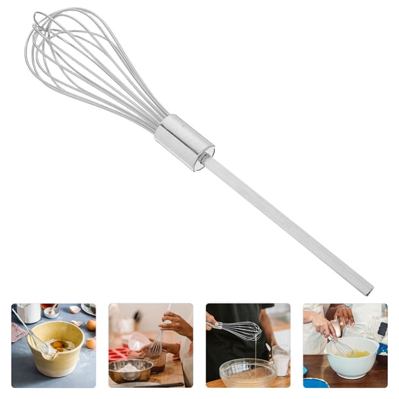 ELAYARD Kitchen Whisks for Mixing Heavy Duty Electric Whisker 304 Stainless Steel for Home Baking 1Pack
