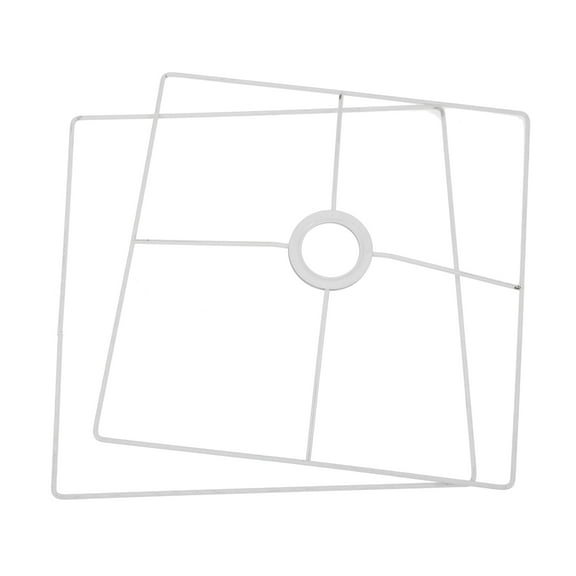 ELAYARD Lamp Shade Holder Square Iron 1Pcs Light Protection for Floor Lamps